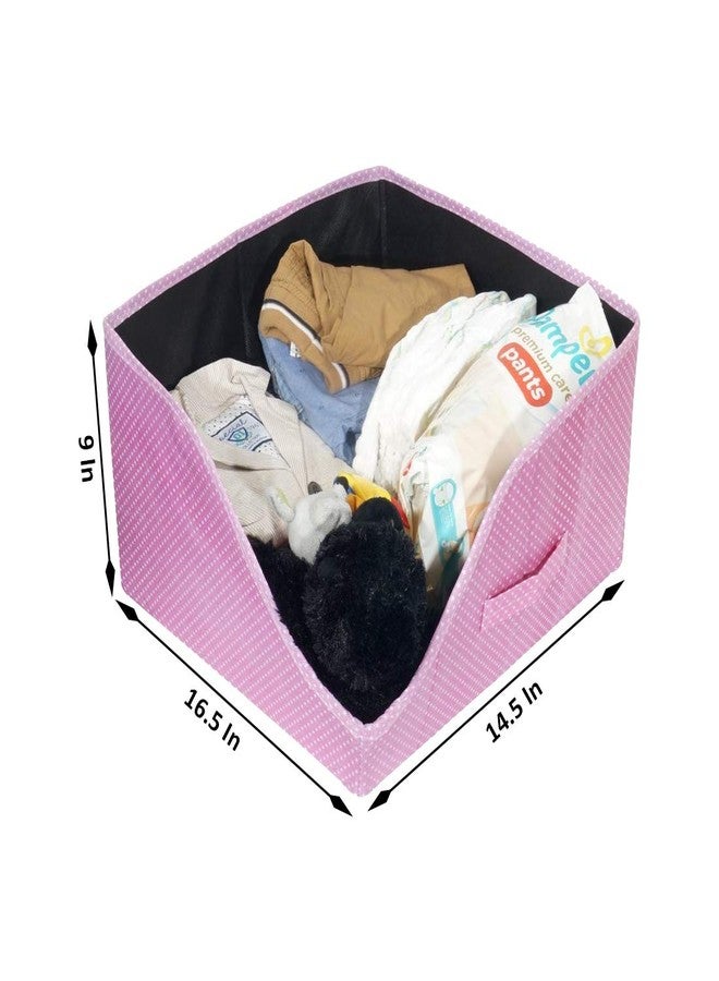 PrettyKrafts 6 Pcs Non Woven Shirt Stacker/Cloth Organizer for Storage/Closet & Wardrobe Organizer for Storage/Foldable Shirt Organizer Cloth Storage Box (Pink, 37x42x23 cm) - Image 5